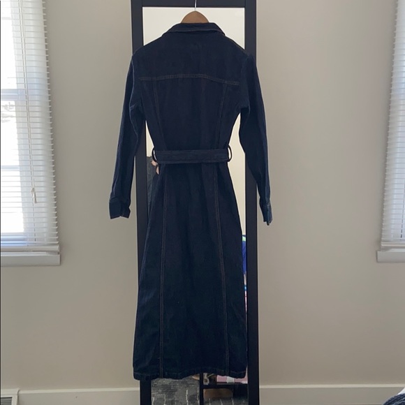 Long Button-up Jean Dress - Picture 4 of 5